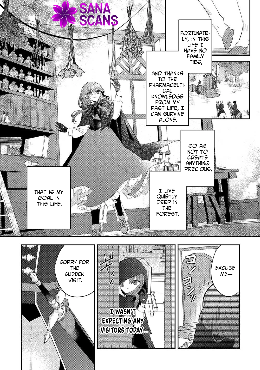 The Saint Executed in Her Past Life, Now Known as the Black Apothecary Chapter 1 Page 10